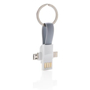 Keychain cable grey