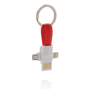 Keychain cable red