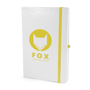 A5 white notebook yellow