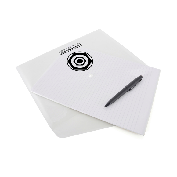 Document wallet white