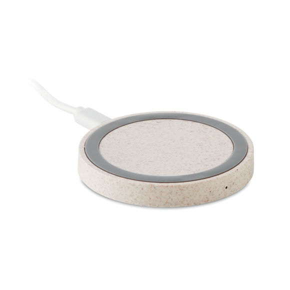 Plato wireless charger beige