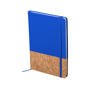 Cork pu notebook blue
