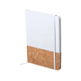 Cork pu notebook white
