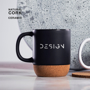 Ceramic cork mug printed