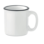 Vintage ceramic mug white