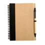 Eco notebook pen black