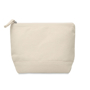 Cotton cosmetic pouch natural