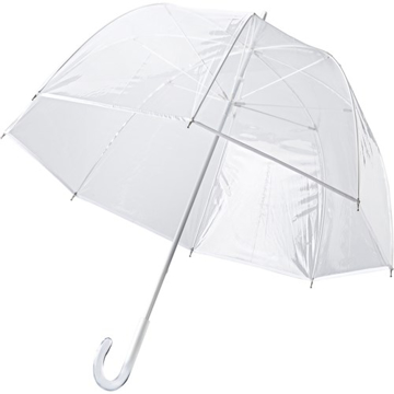 Show details for PVC UMBRELLA - CLEAR 7962 open