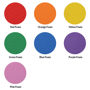 Foam colour chart