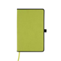 Border notebook lime green