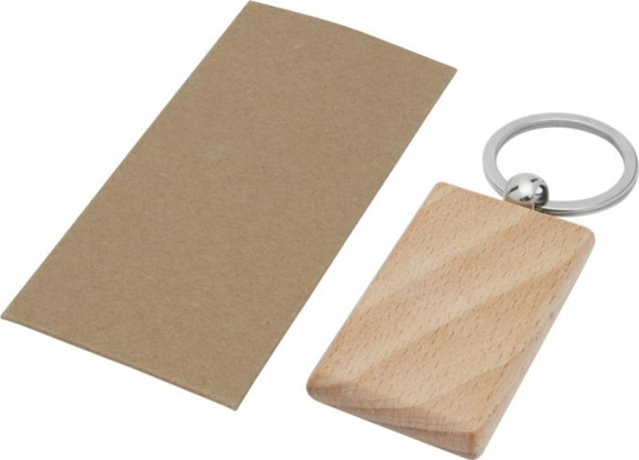 beech keyring rectangle