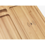 Bamboo docking station charger section