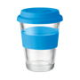 glass tumbler blue