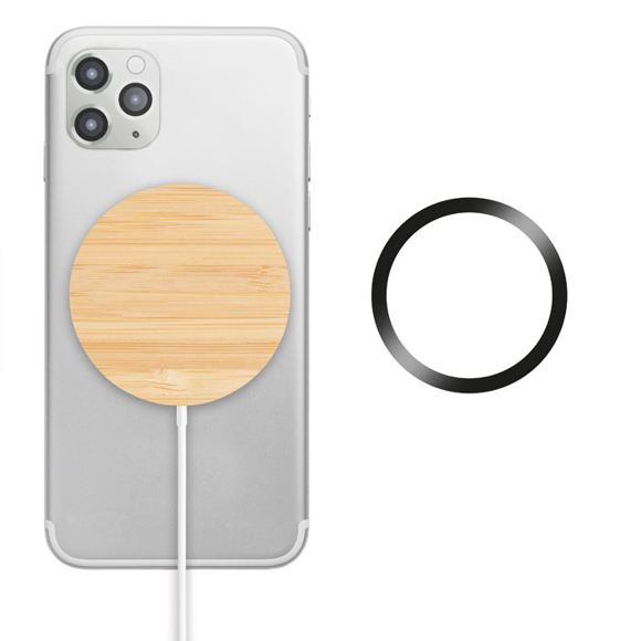 Bamboo magnetic wireless pad