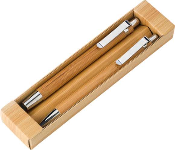 Bamboo pen set