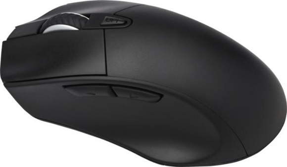 Pure wireless mouse with antibacterial additive - Solid black