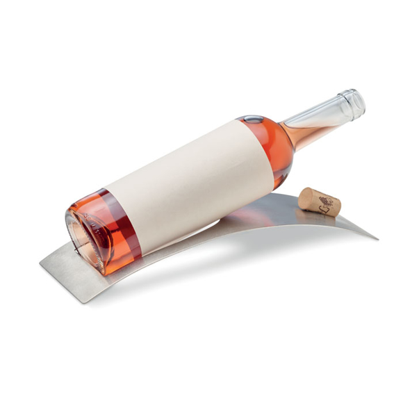 Stainless steel wine bottle stand