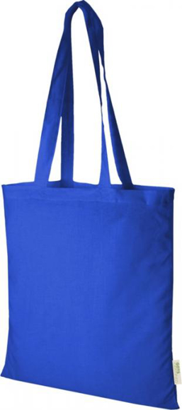 Blue Cotton Tote Bag