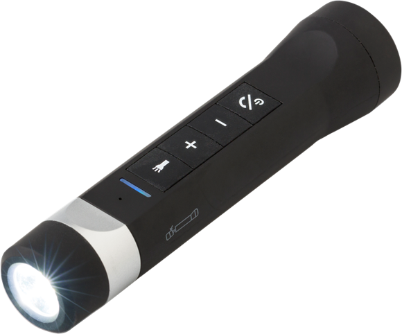Flashlight and speaker