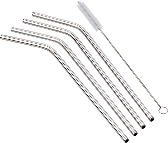 Four Drinking Straws
