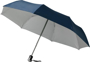 Alex fold umbrella navy silver