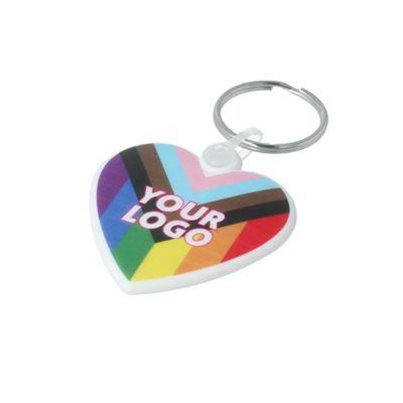 pride keyring heart