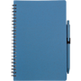 wheat straw blue notebook