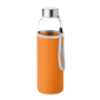 utah glass bottle orange