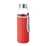 utah glass bottle red