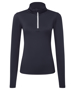 Picture of WOMEN'S TRI DRI RECYCLED LONG SLEEVE BRUSHED BACK 1/4 ZIP TOP