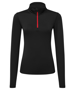 Picture of WOMEN'S TRI DRI RECYCLED LONG SLEEVE BRUSHED BACK 1/4 ZIP TOP