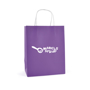 Brunswick paper bag purple