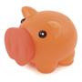 Rubber nose piggy bank orange