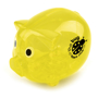 Piggy bank translucent yellow