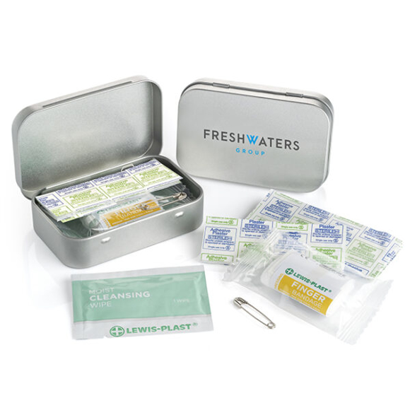 FIRST AID KIT IN TIN