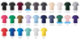 AM010 anthem tshirt colours