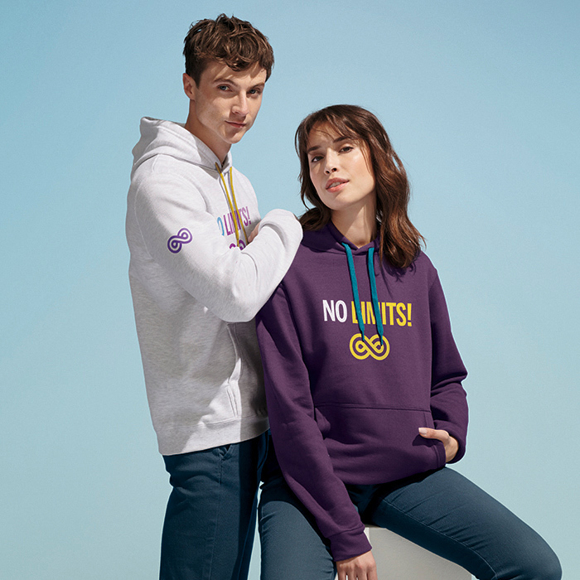 Picture of Bespoke Customised Pocket hoodie 320g Polycotton