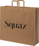 Picture of Kraft Paper Bag with Flat Handles.