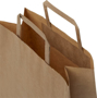 Picture of Kraft Paper Bag with Flat Handles.