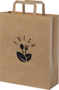Picture of Kraft Paper Bag with Flat Handles.