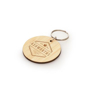 Picture of Circular Bamboo Keyring