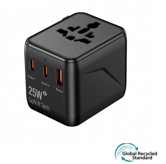 Picture of GAN 25W Universal travel adapter – BS8546 compliant