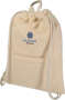 Picture of Bear GRS recycled sherpa drawstring backpack 9L