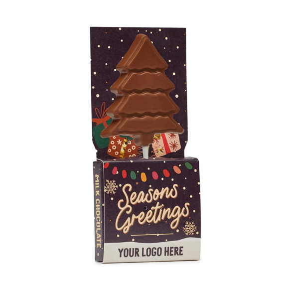 Picture of Eco  - Milk Chocolate - Christmas Tree Lolly