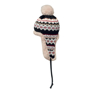 Picture of Knitted beanie with ear flaps and pompom
