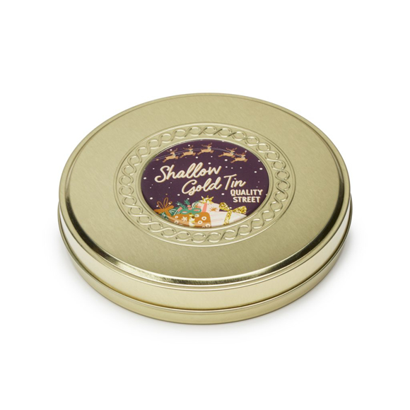 Picture of Shallow Gold Treat Tin