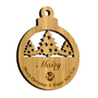 Picture of Bamboo Baubles Laser Cut Designs.