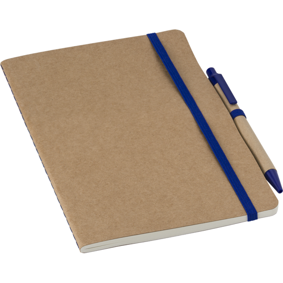 Picture of The Theodore Recycled carton A5 Notebook with blank pages.