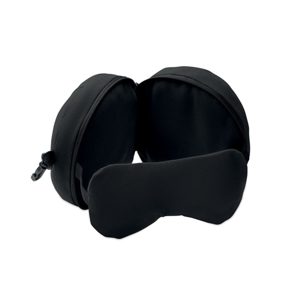 Picture of FOLDING/ZIPPED TRAVEL PILLOW WITH EYE MASK