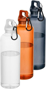 Picture of Oregon 750 ml RCS recycled plastic water bottle with carabiner